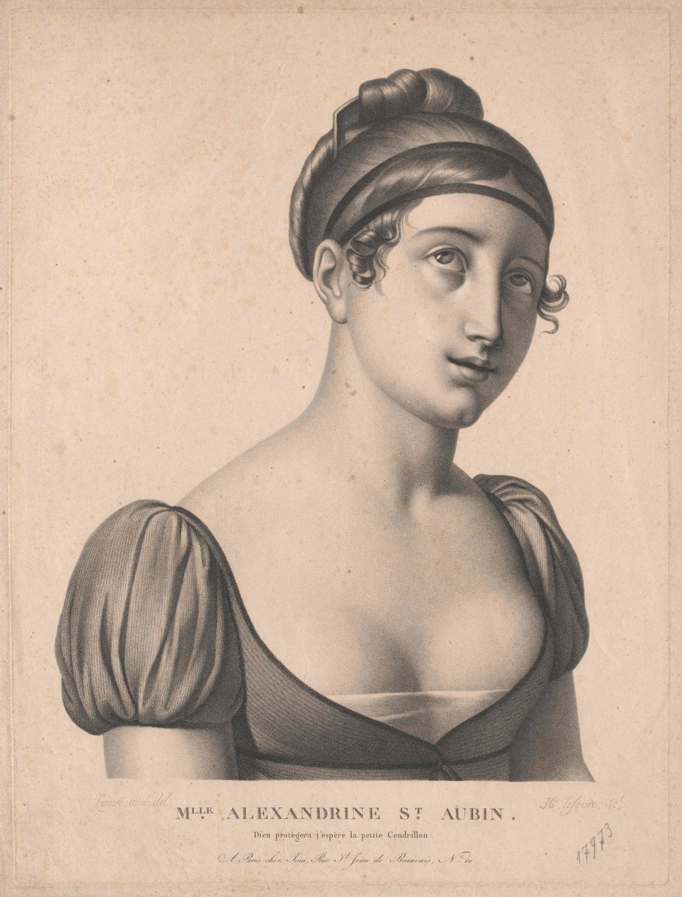 Alexandrine (1793-1867) Saint-Aubin af Artist Unknown