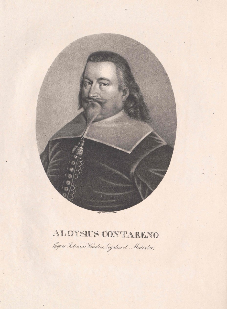 Alvise Contarini (tryk) af Artist Unknown