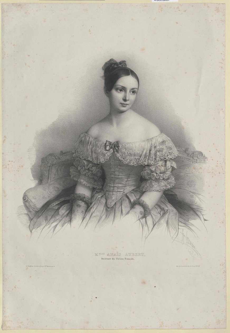 Anais Pauline Natalie Aubert af Artist Unknown