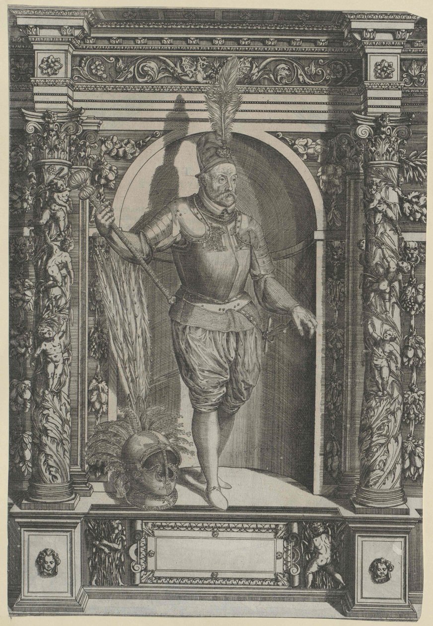Andreas baron djævel på Guntersdorf og Bockfliess af Artist Unknown
