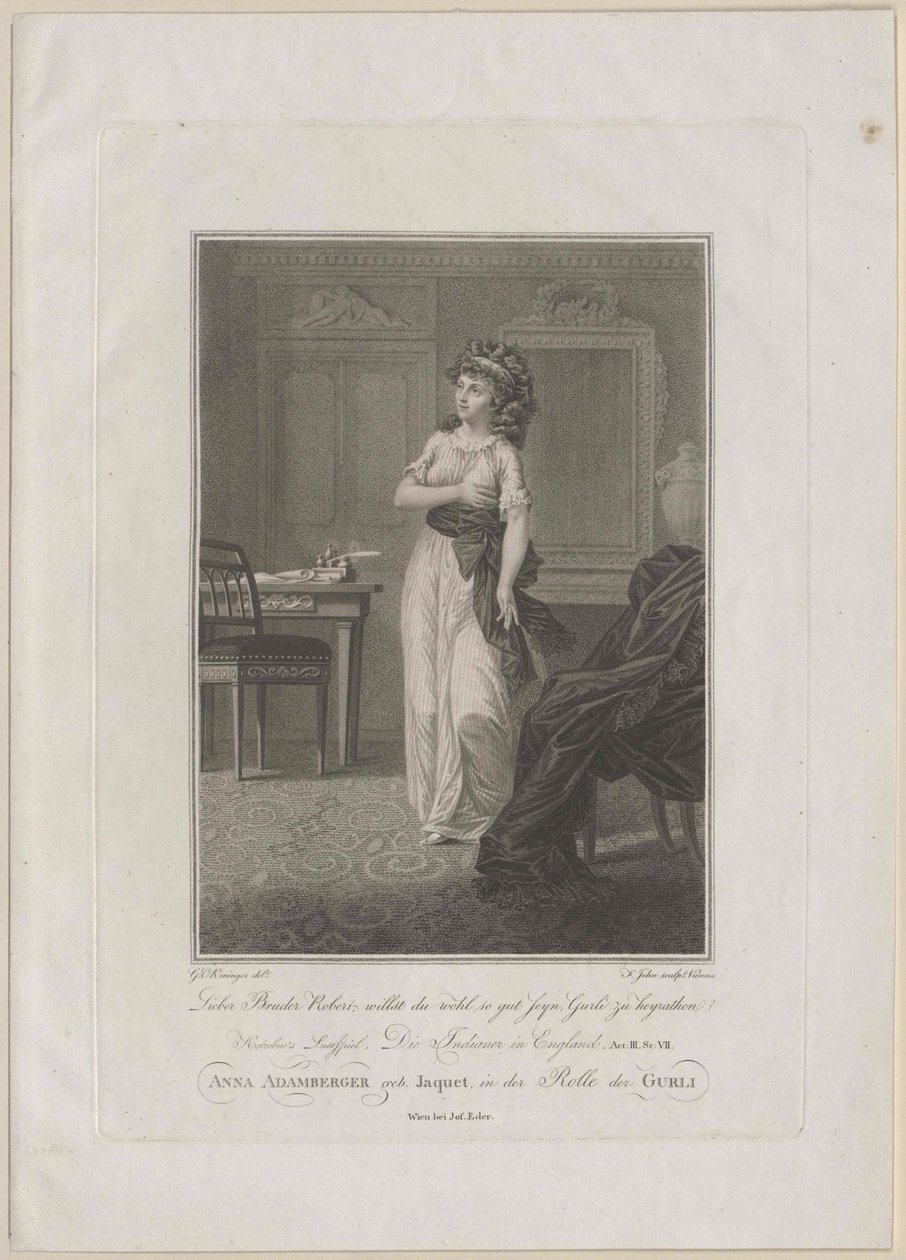 Anna Adamberger-Jaquet af Artist Unknown
