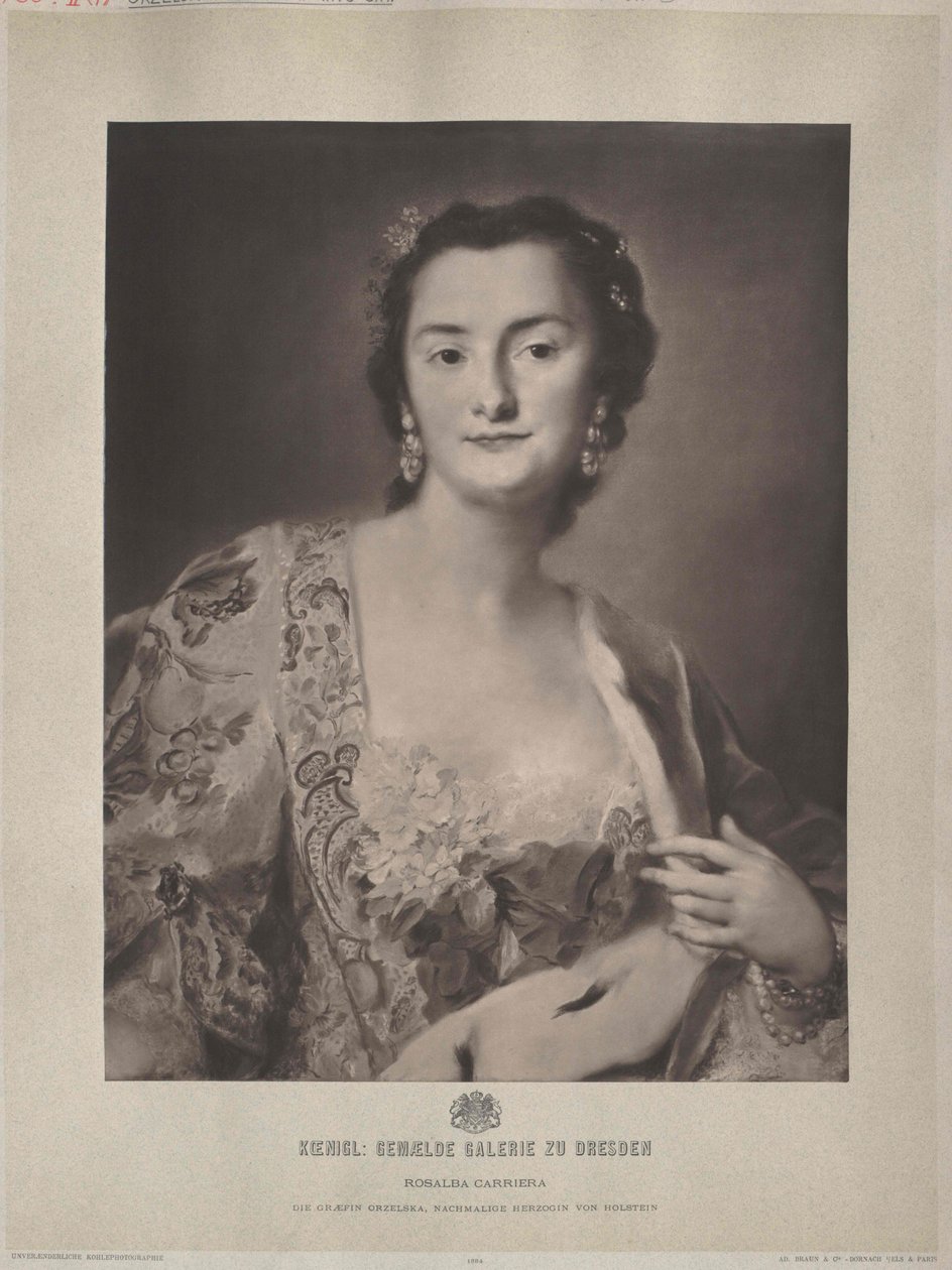 Anna Caroline grevinde Orzelska af Artist Unknown
