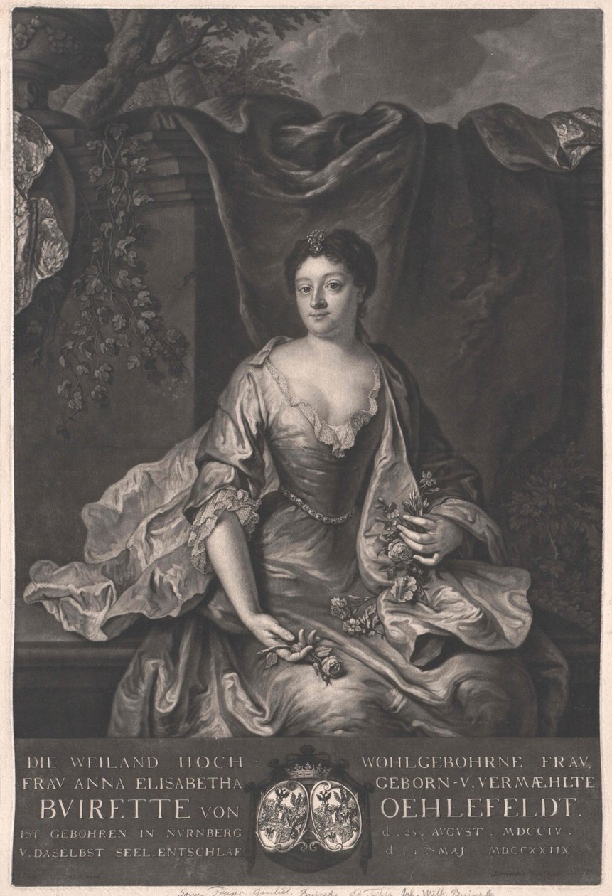 Anna Elisabeth Buirette-Oehlefeld af Artist Unknown