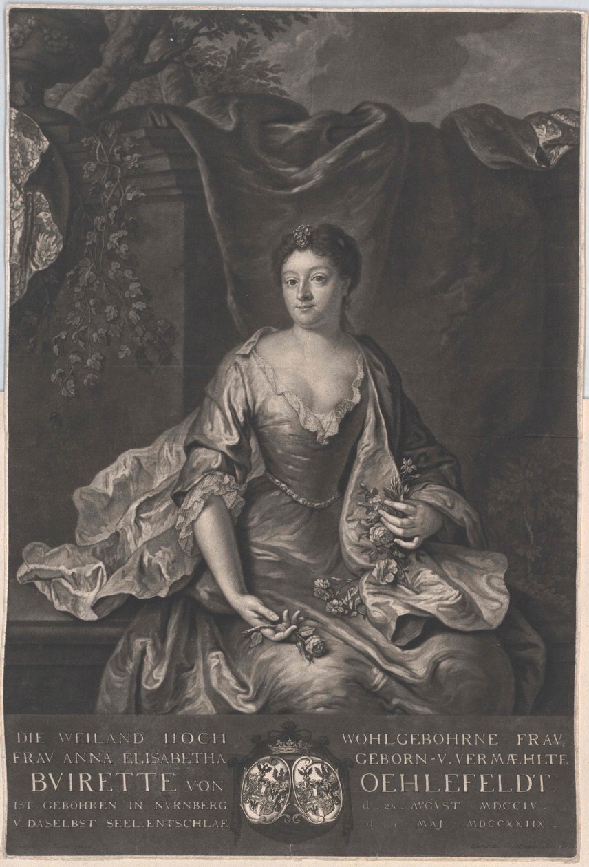 Anna Elisabeth Buirette-Oehlefeld af Artist Unknown