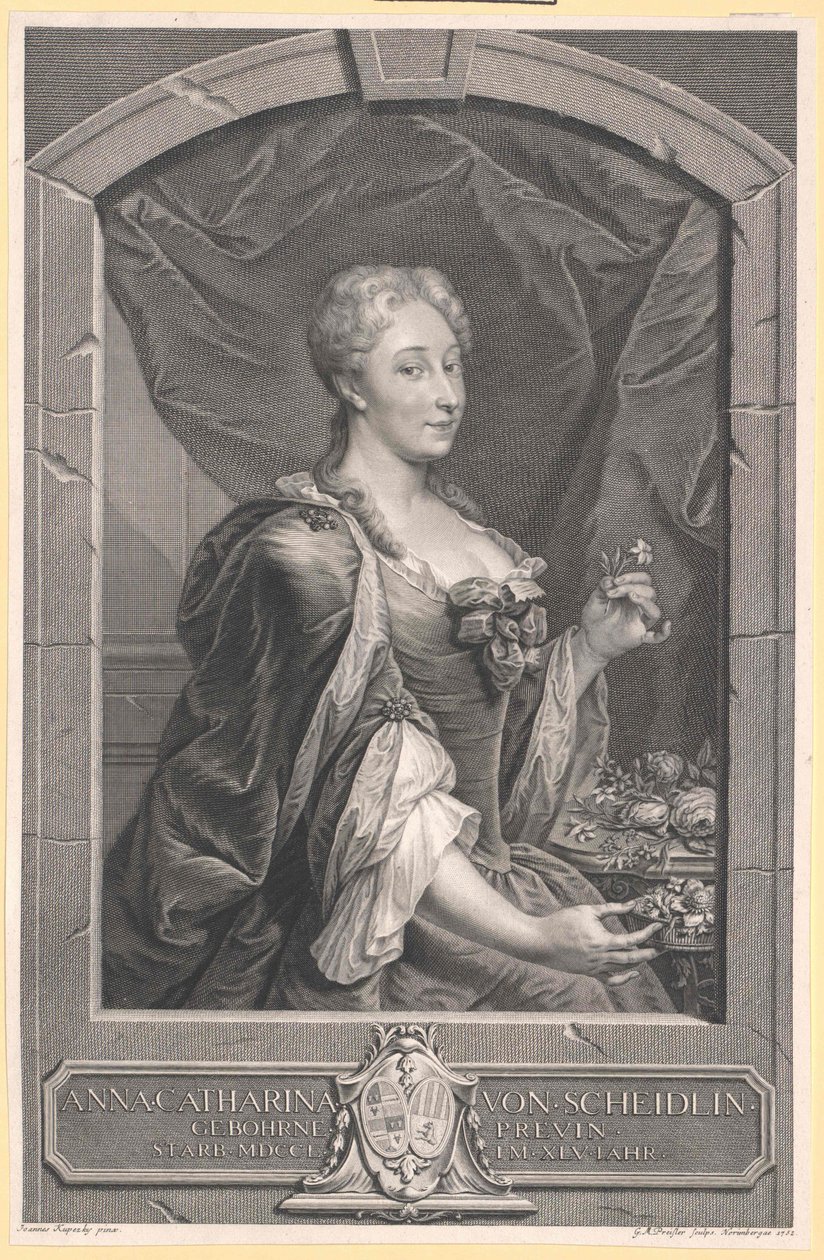 Anna Katharina von Scheidlin af Artist Unknown