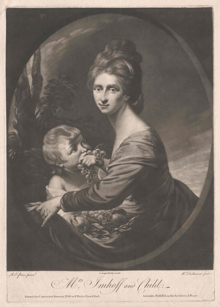 Anna Maria Appolonia Imhoff af Artist Unknown