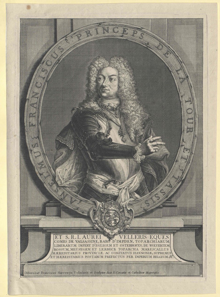 Anselm Franz greve Thurn og Taxis af Artist Unknown