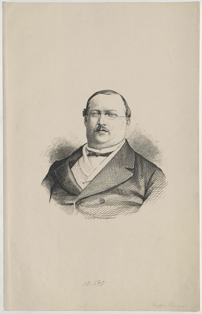 Anton Langer af Artist Unknown