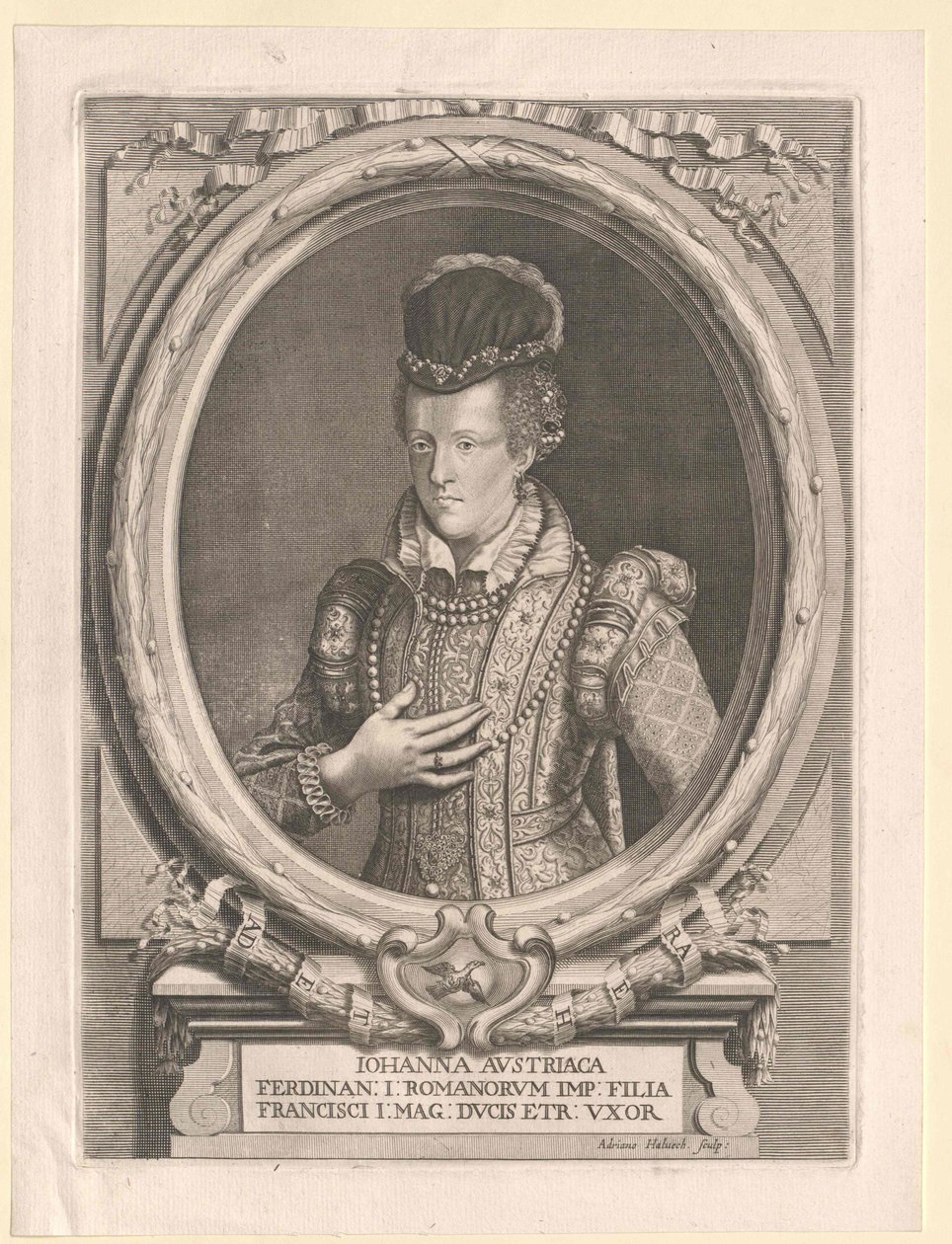 Ærkehertuginde af Østrig Johanna af Artist Unknown