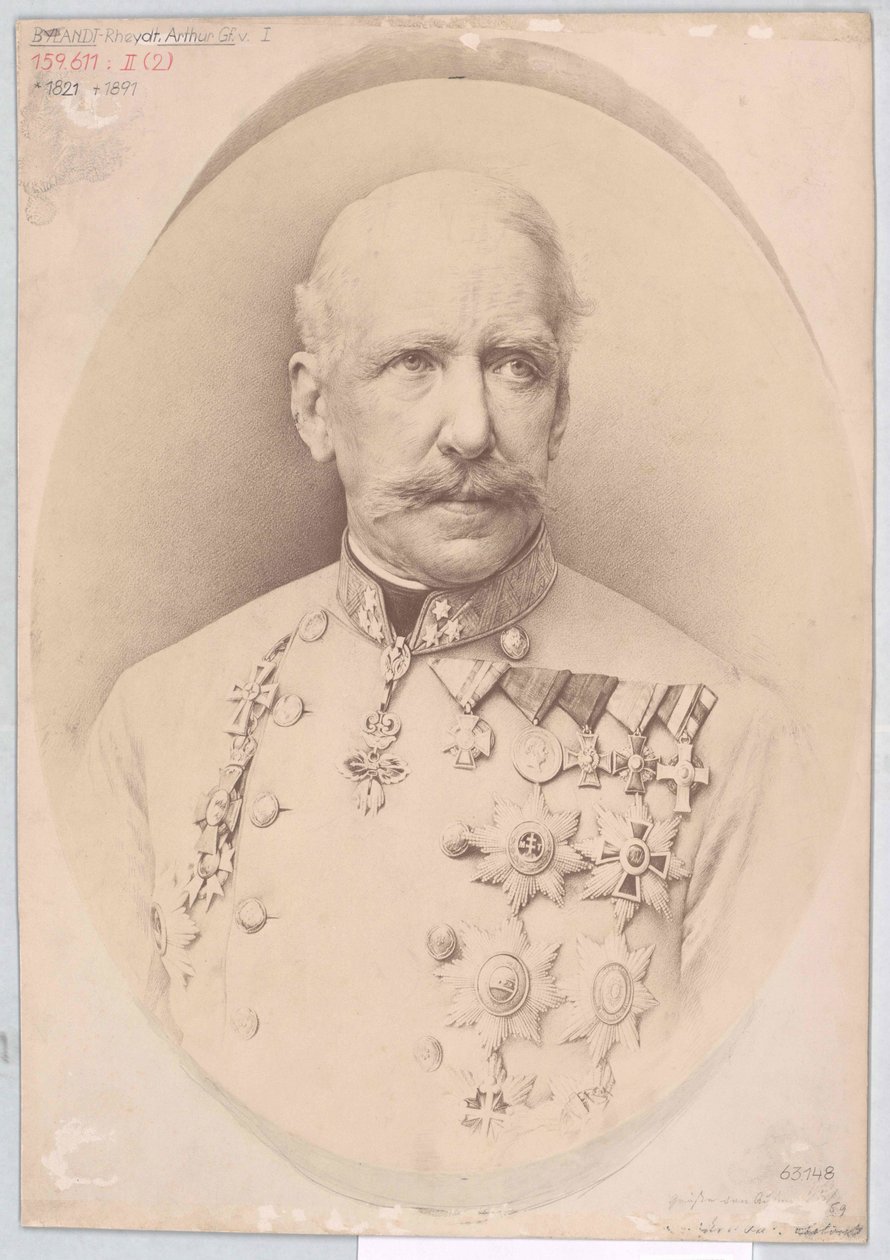 Arthur greve af Bylandt-Rheydt af Artist Unknown