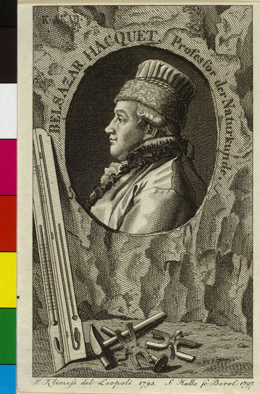 Balthazar Hacquet de La motte (tryk) af Artist Unknown