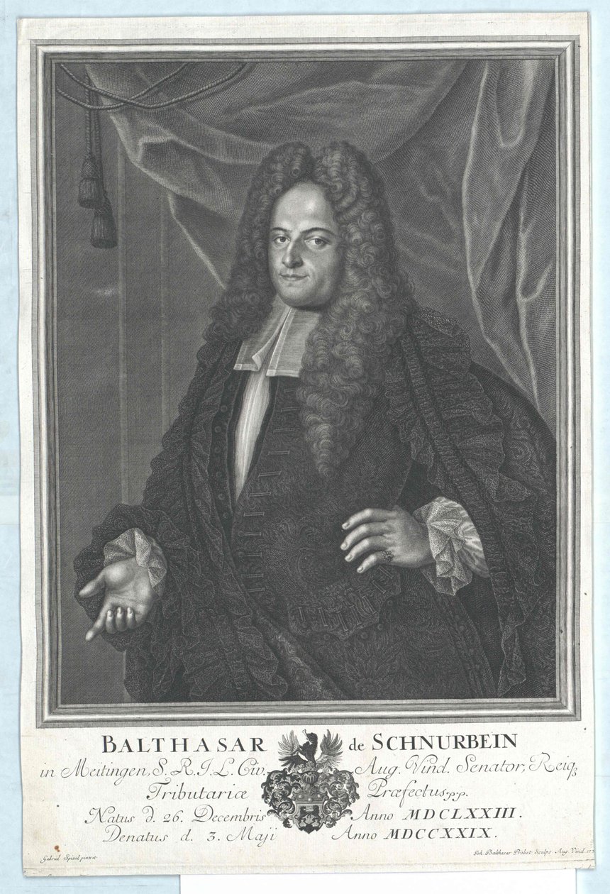 Balthazar Schnurbein von und zu Meitingen af Artist Unknown