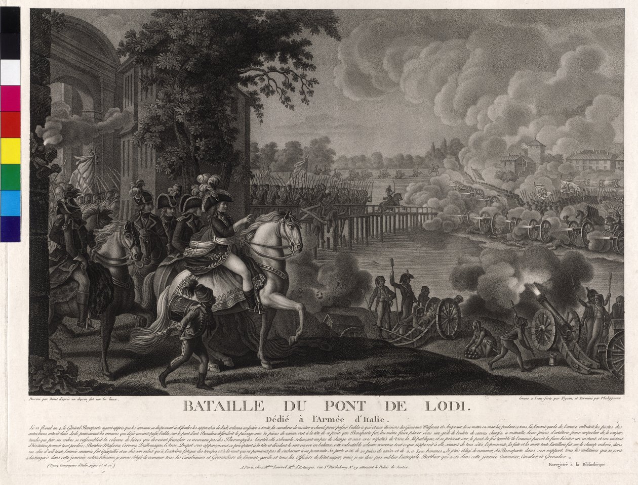 Slaget ved Lodi den 10. maj 1796 af Artist Unknown