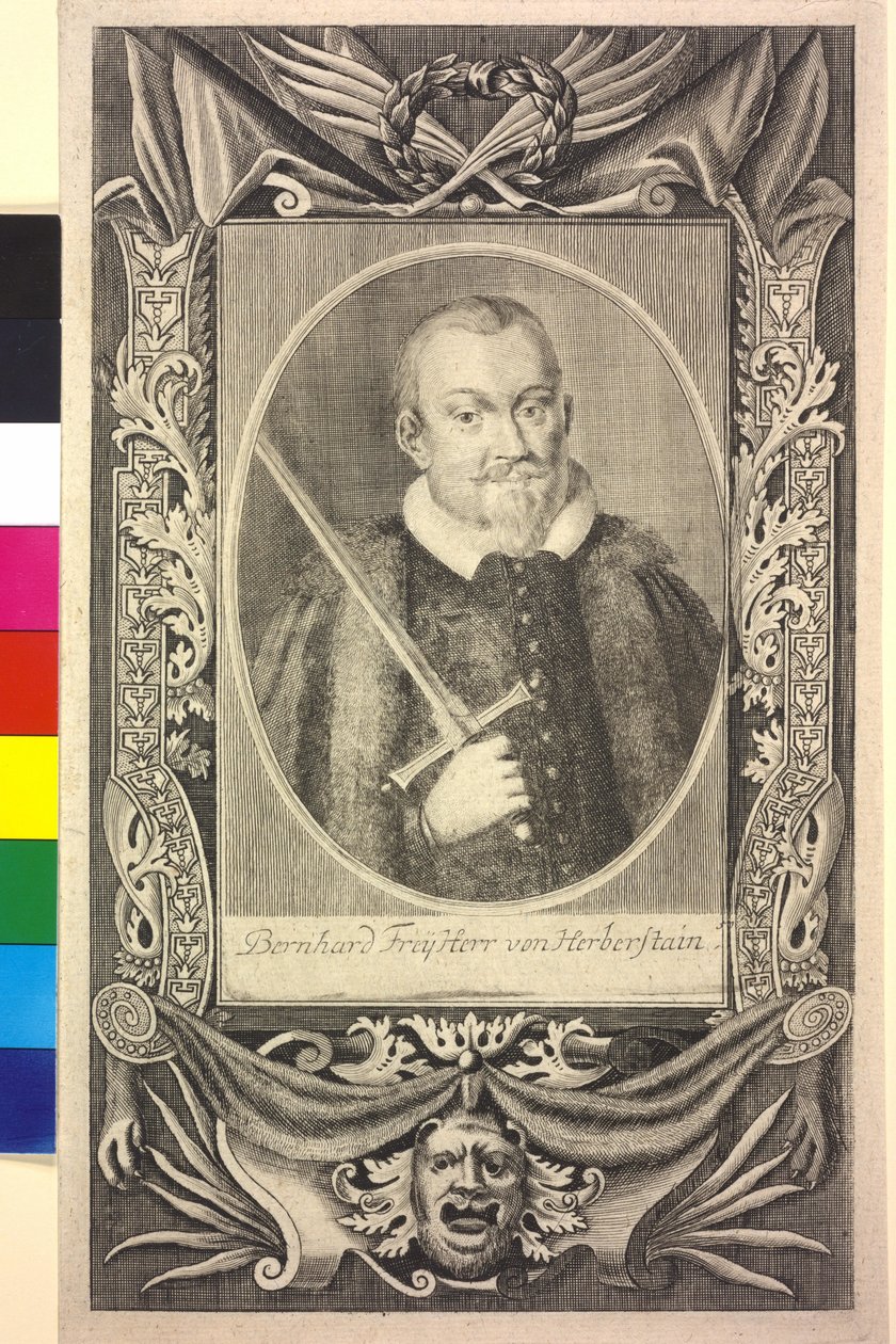 Bernhardin baron af Herberstein af Artist Unknown