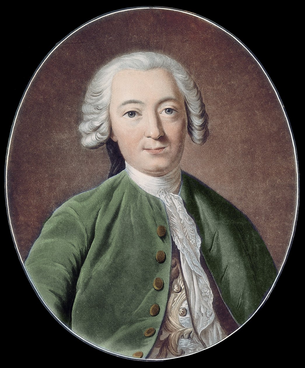 CLAUDE ADRIEN HELVETIUS. Engelsk filosof (kobberstik) af Artist Unknown