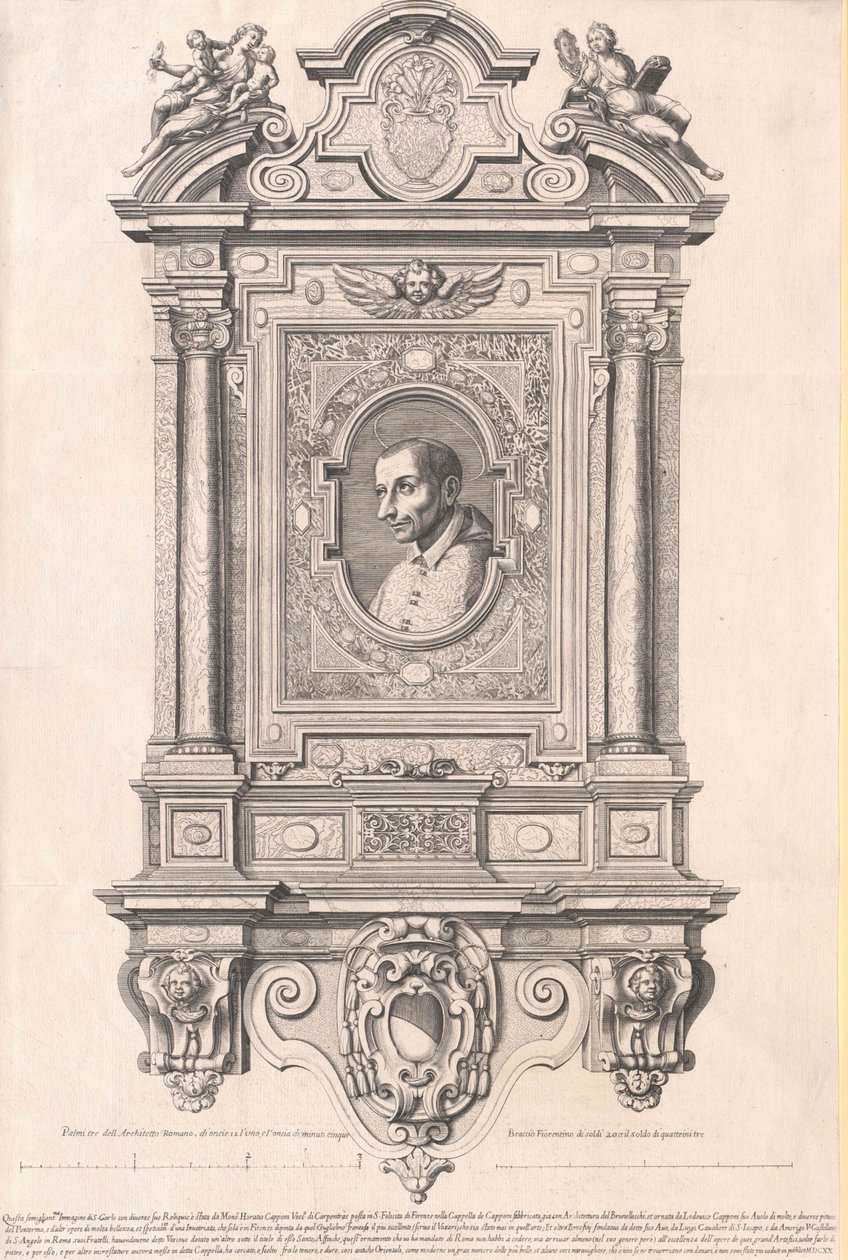 Carlo Borromeo (tryk) af Artist Unknown