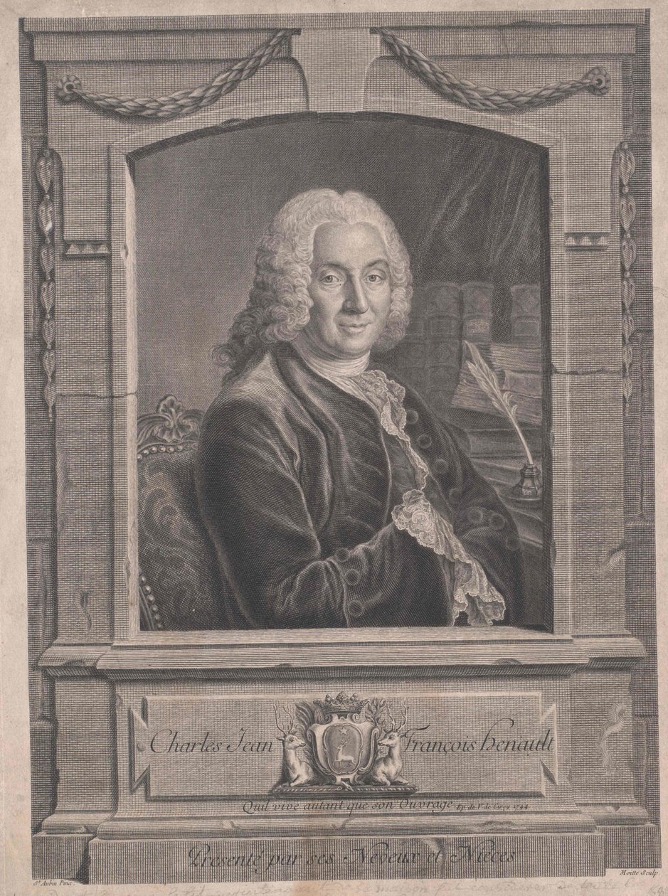 Charles-Jean-Francois Henault af Artist Unknown