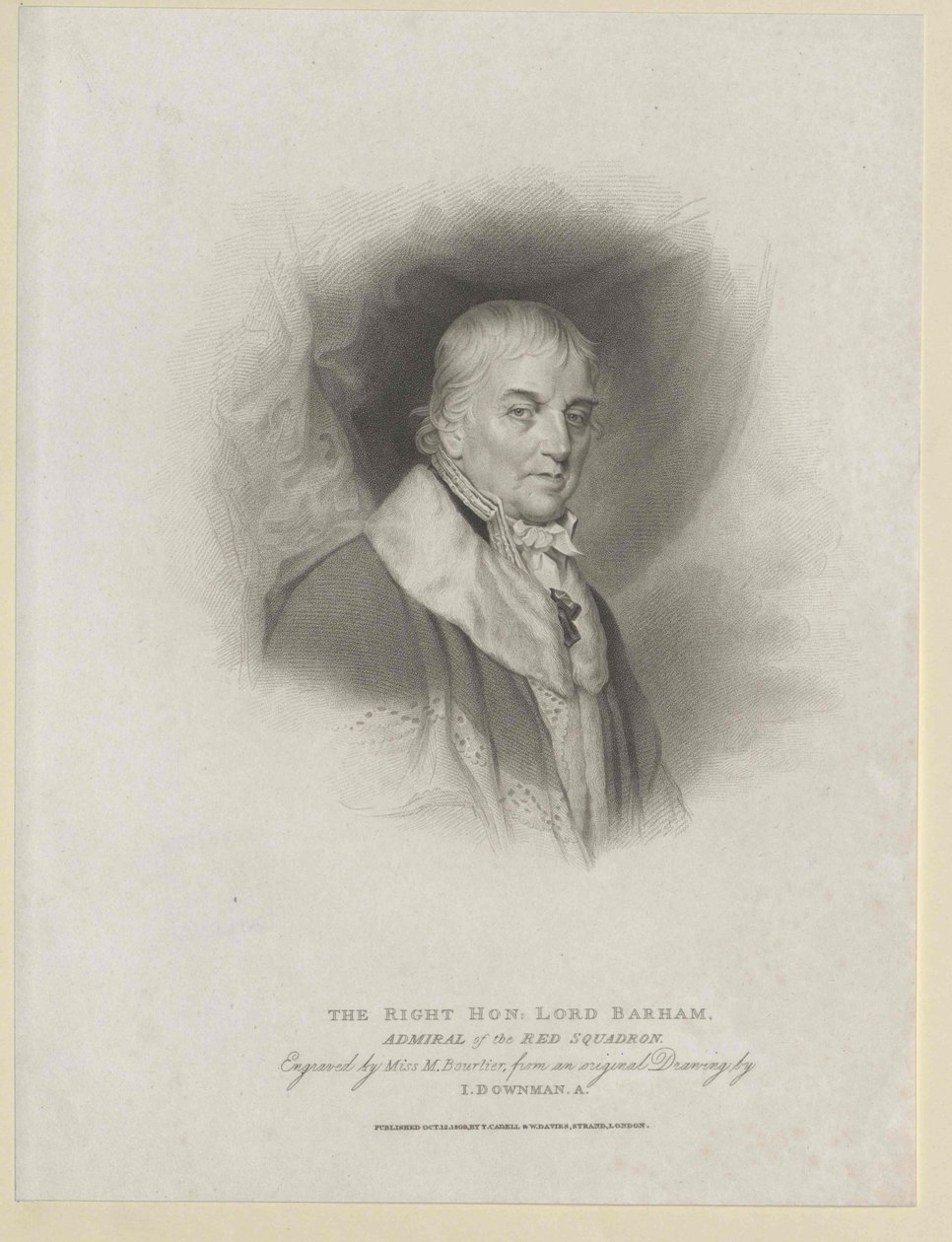 Charles Baron Barham Middleton (print) af Artist Unknown