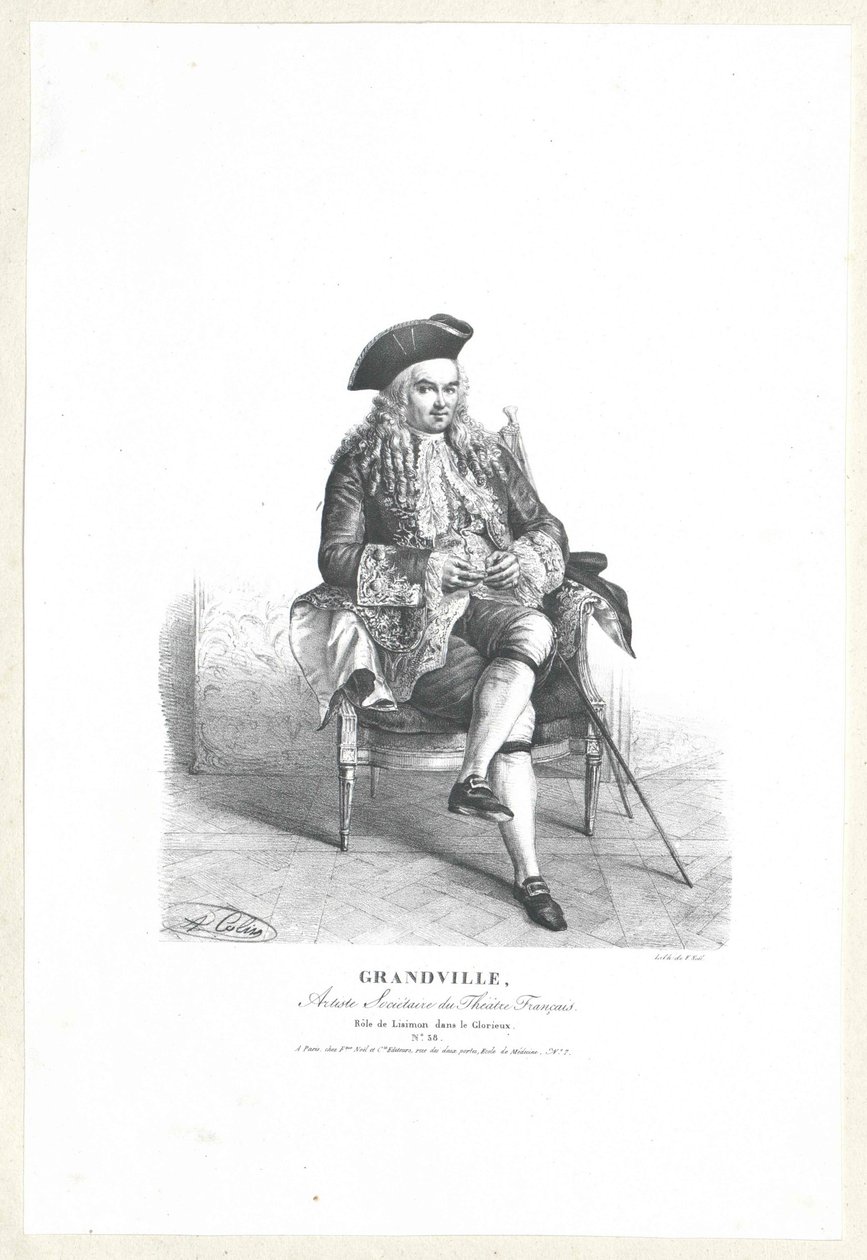 Charles Francois Grandin af Artist Unknown