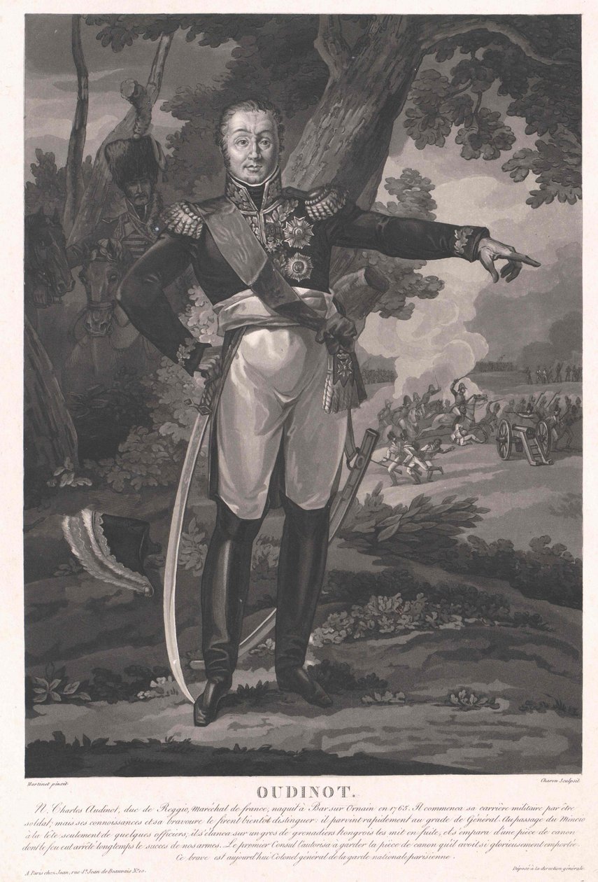 Charles Nicolas Duc de Reggio Oudinot af Artist Unknown
