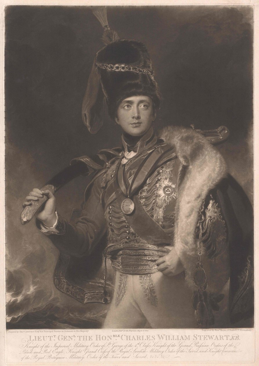 Charles William markis af Londonderry af Artist Unknown