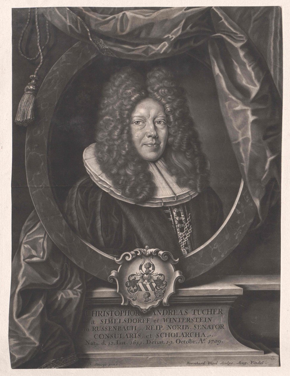 Christoph Andreas Tucher af Simmelsdorf af Artist Unknown