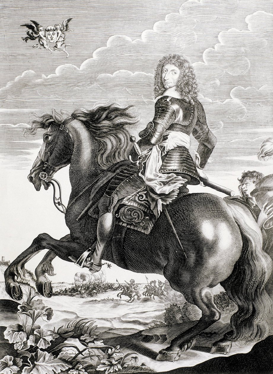 Conde, Louis II, 4. prins af (1621-1686). af Artist Unknown