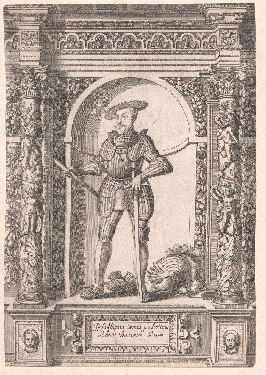 Pfalzgraf af Rhinen Philipp den åbenhjertige af Artist Unknown