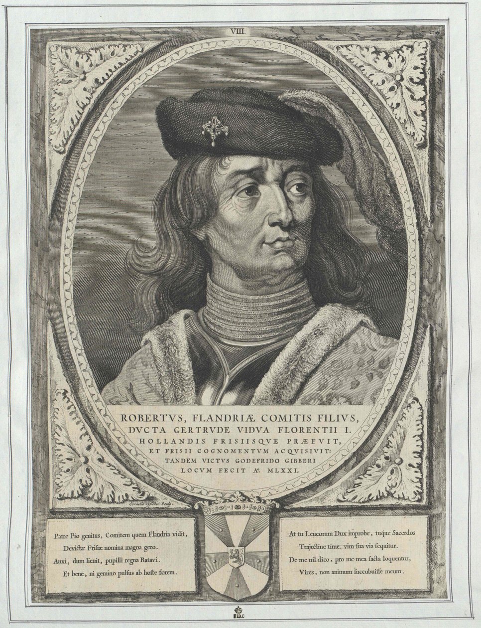 Greve af Flandern Robert I den frisiske af Artist Unknown