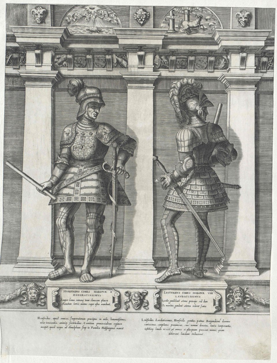 Greve af Habsburg Luitfried af Artist Unknown
