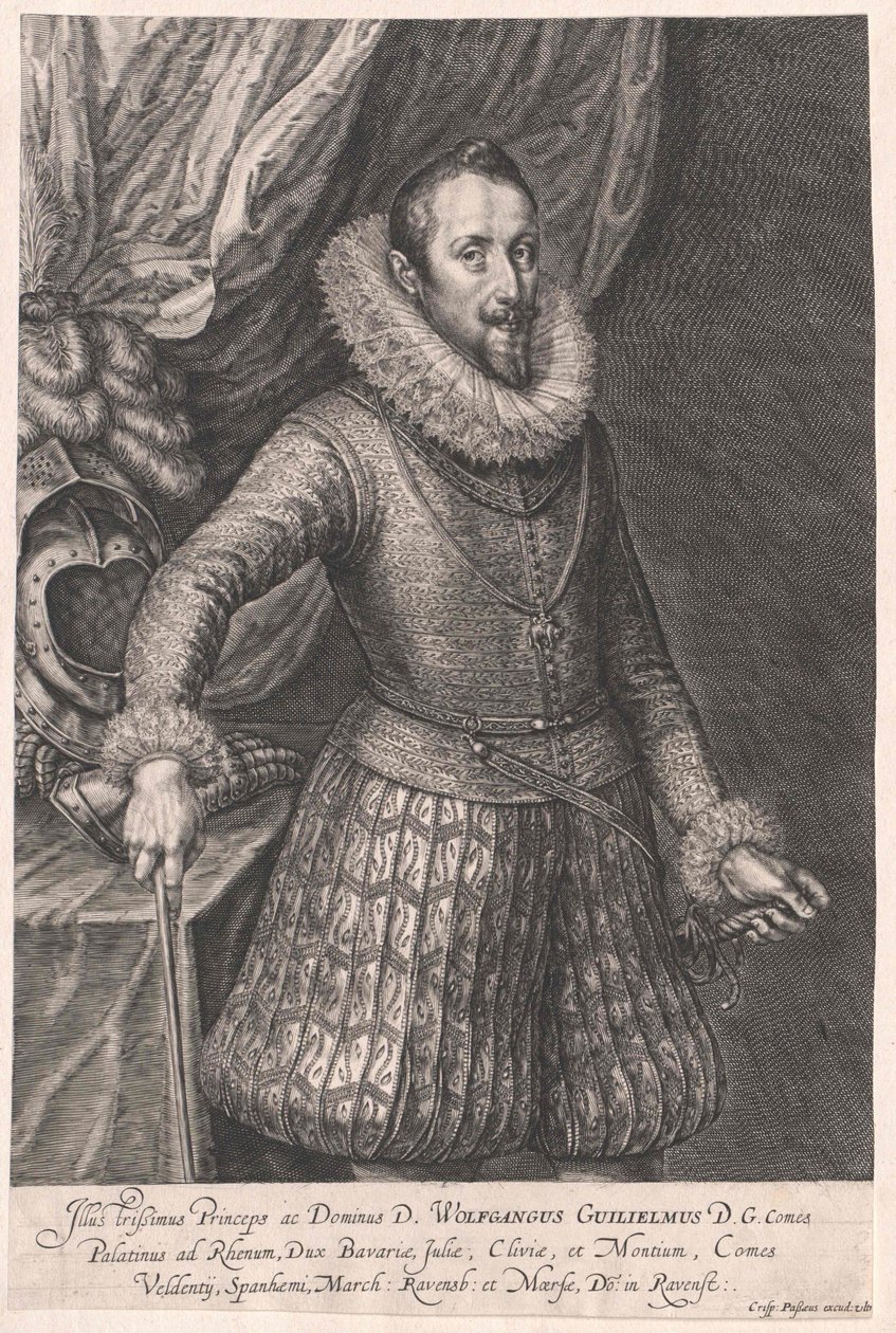 Pfalzgraf af Neuburg Wolfgang Wilhelm af Artist Unknown