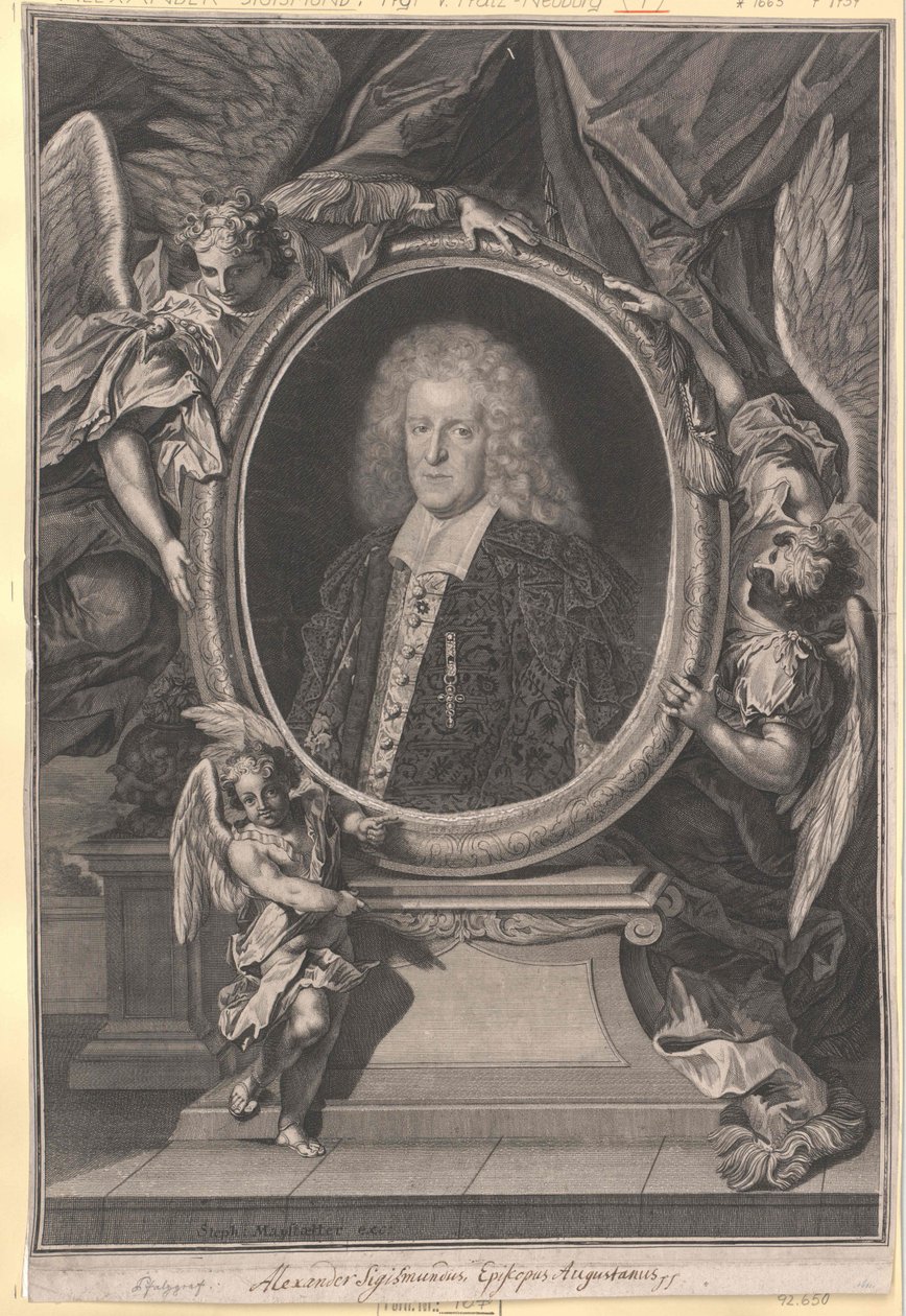 Pfalzgreve af Pfalz-Neuburg Alexander Sigismund af Artist Unknown