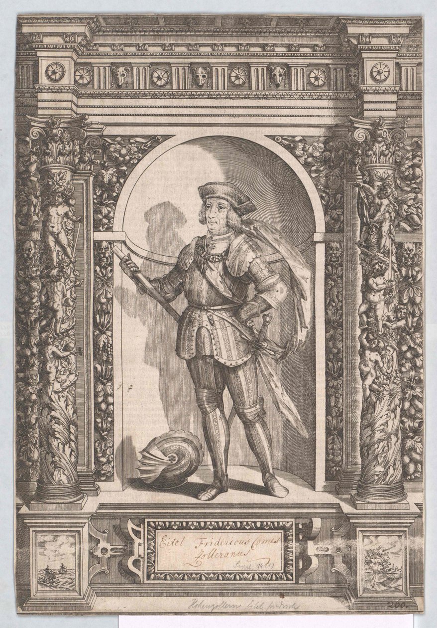 Greve af Zollern Eitel Frederik II af Artist Unknown