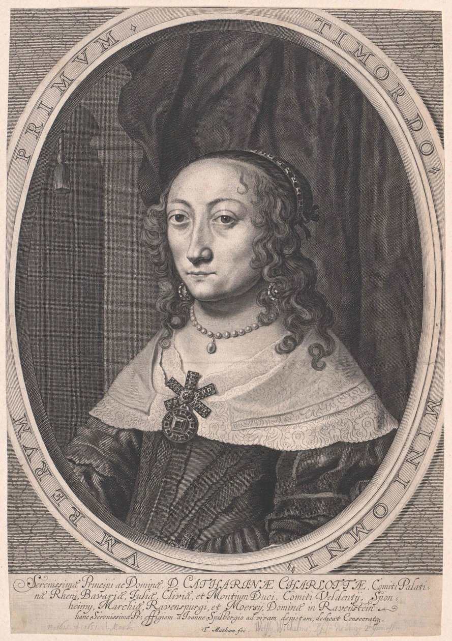 Pfalzgrevinde af Zweibrücken Catherine Charlotte af Artist Unknown