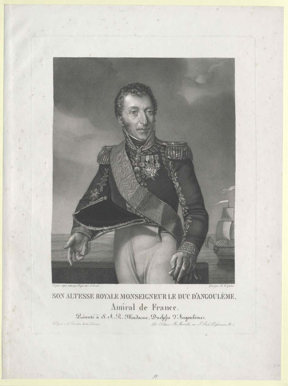 Dauphin af Frankrig Louis Anton af Artist Unknown