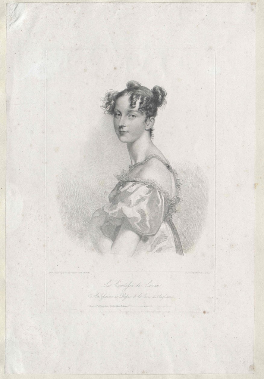 Dorothea von Benckendorff af Artist Unknown