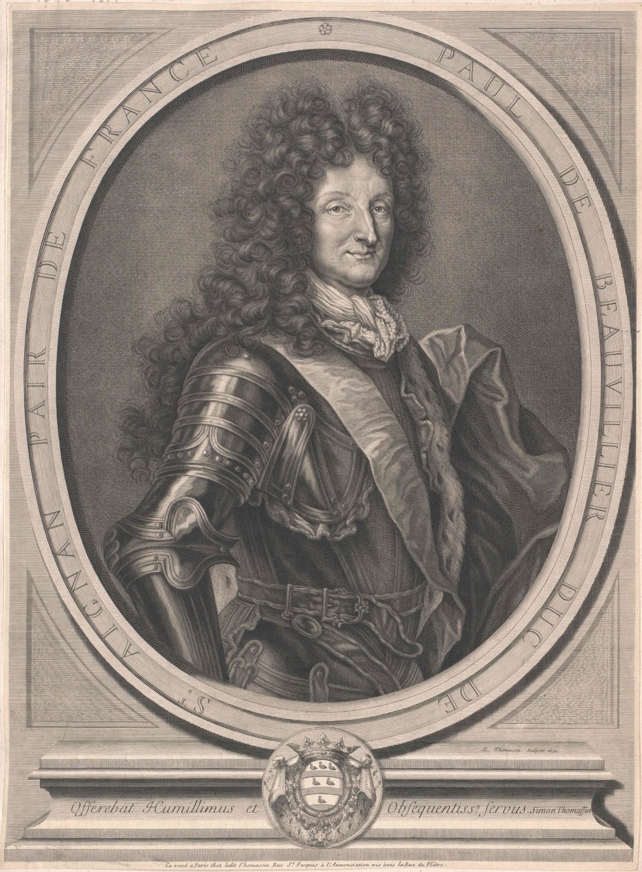 Hertug af Saint-Aignan Beauvilliers af Artist Unknown