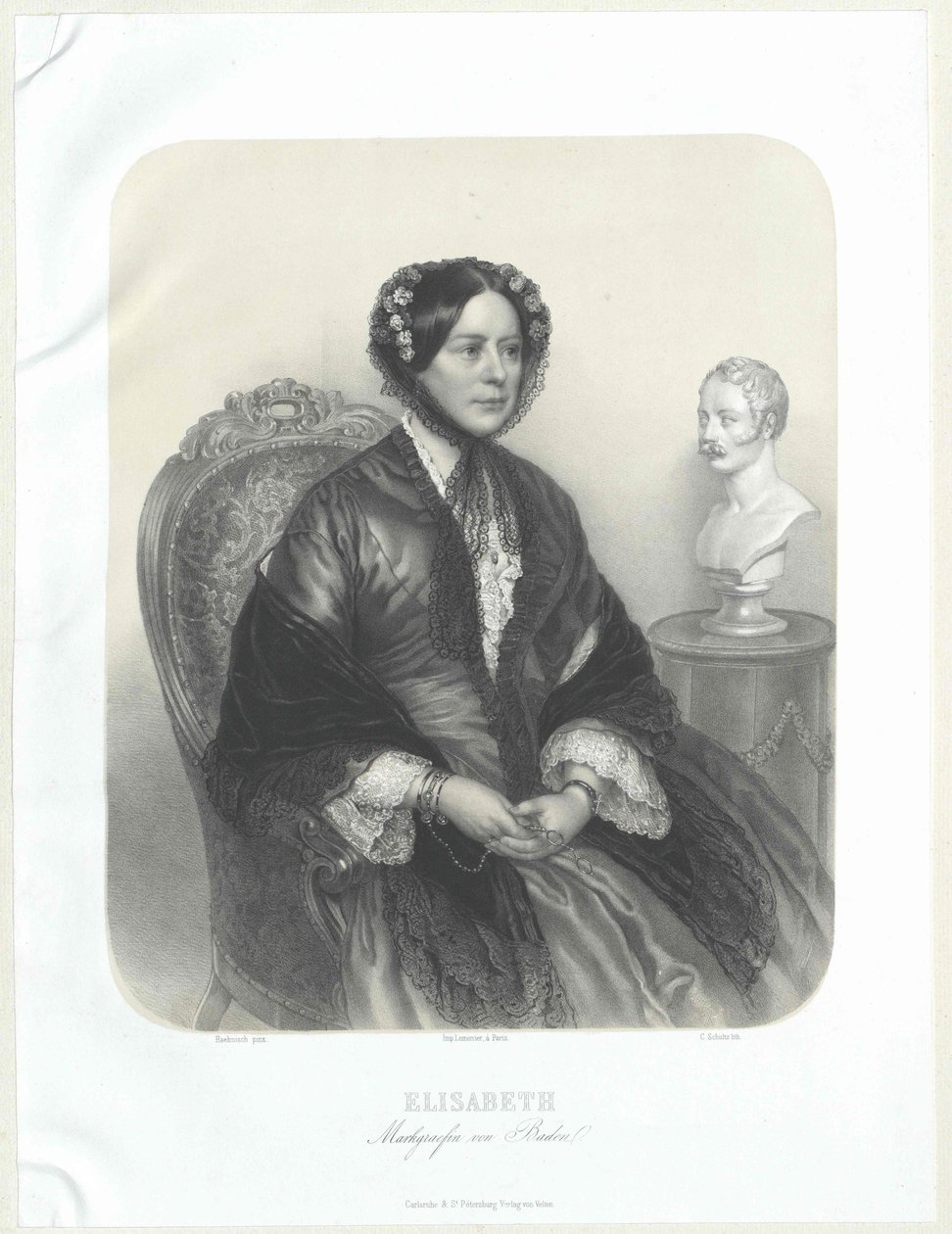 Hertuginde af Württemberg Elisabeth af Artist Unknown