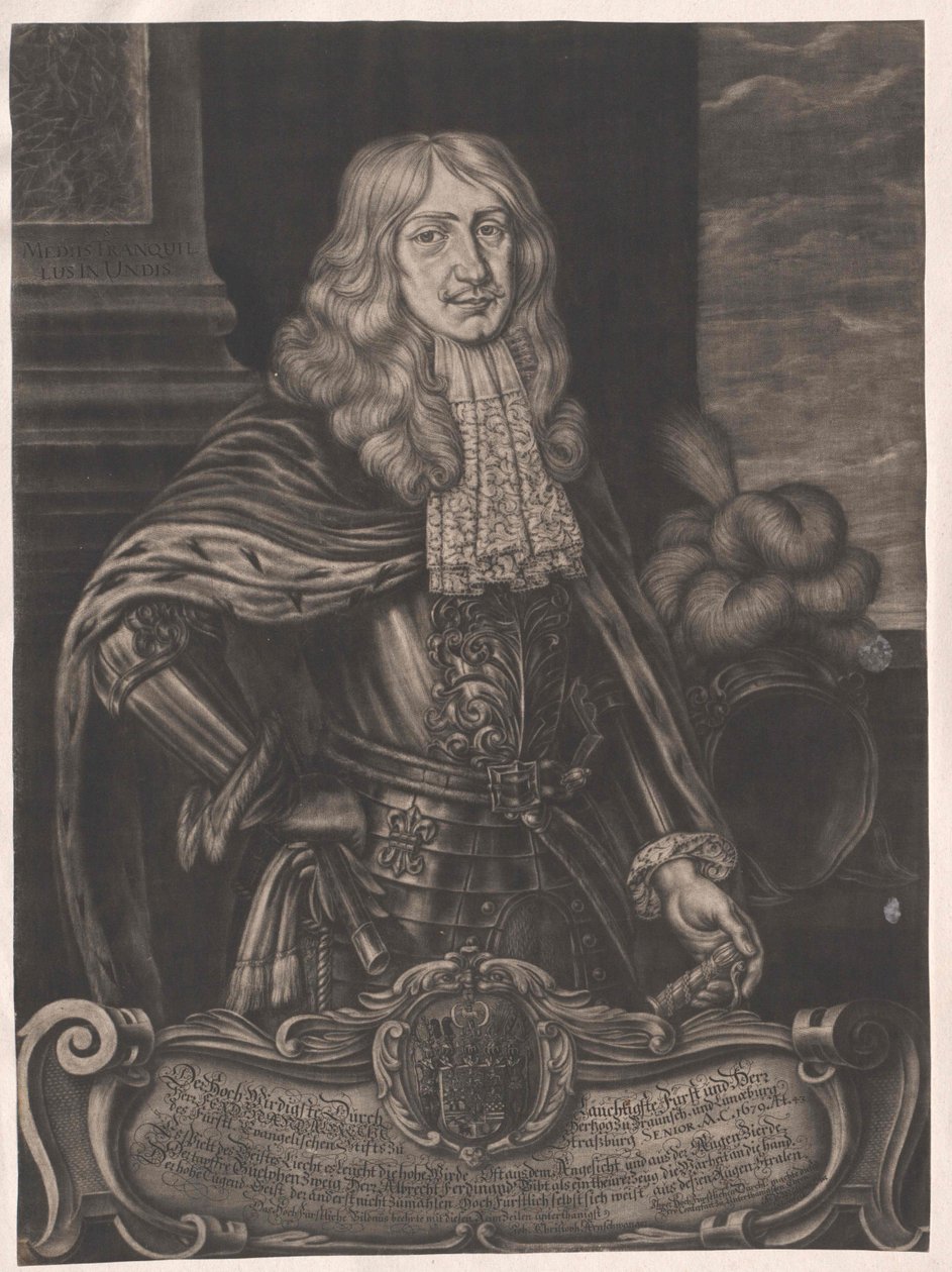 Hertug af Braunschweig-Bevern Ferdinand Albrecht I af Artist Unknown