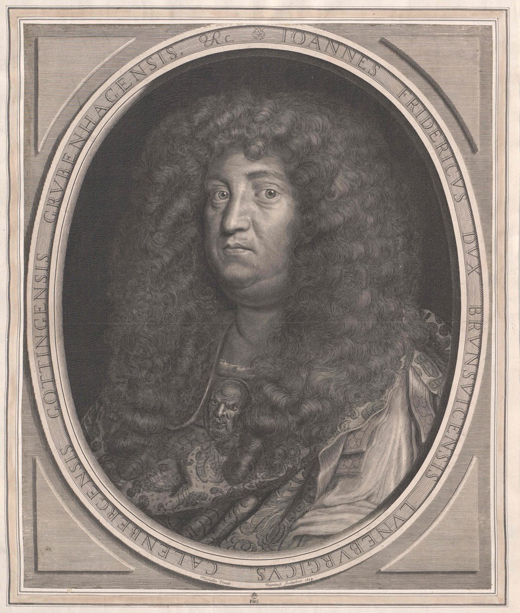 Hertug af Braunschweig-Lüneburg Johann Friedrich (print) af Artist Unknown