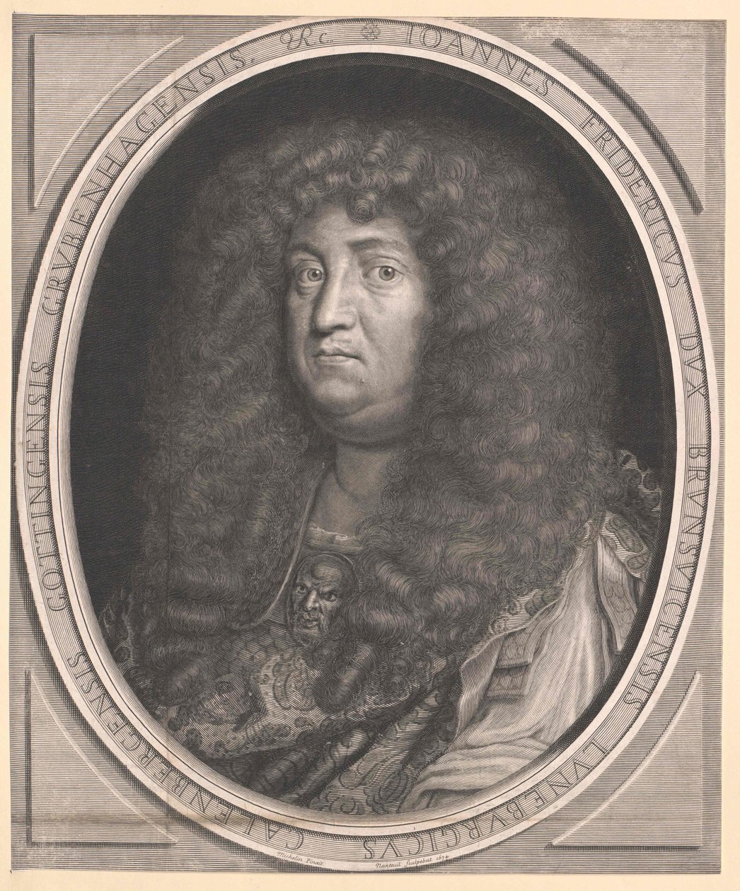 Hertug af Braunschweig-Lüneburg Johann Friedrich (print) af Artist Unknown