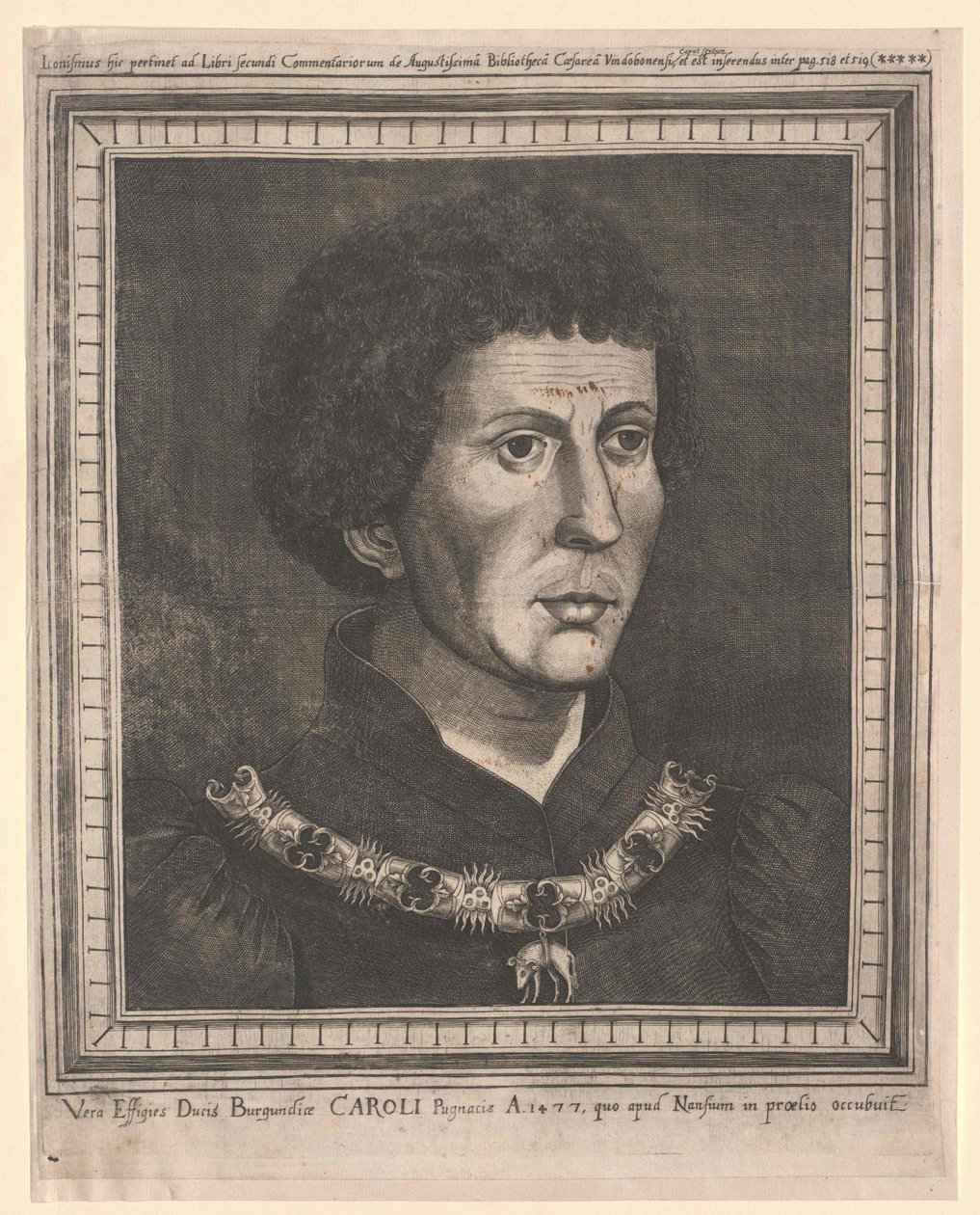 Hertug af Burgund Karl den Dristige af Artist Unknown