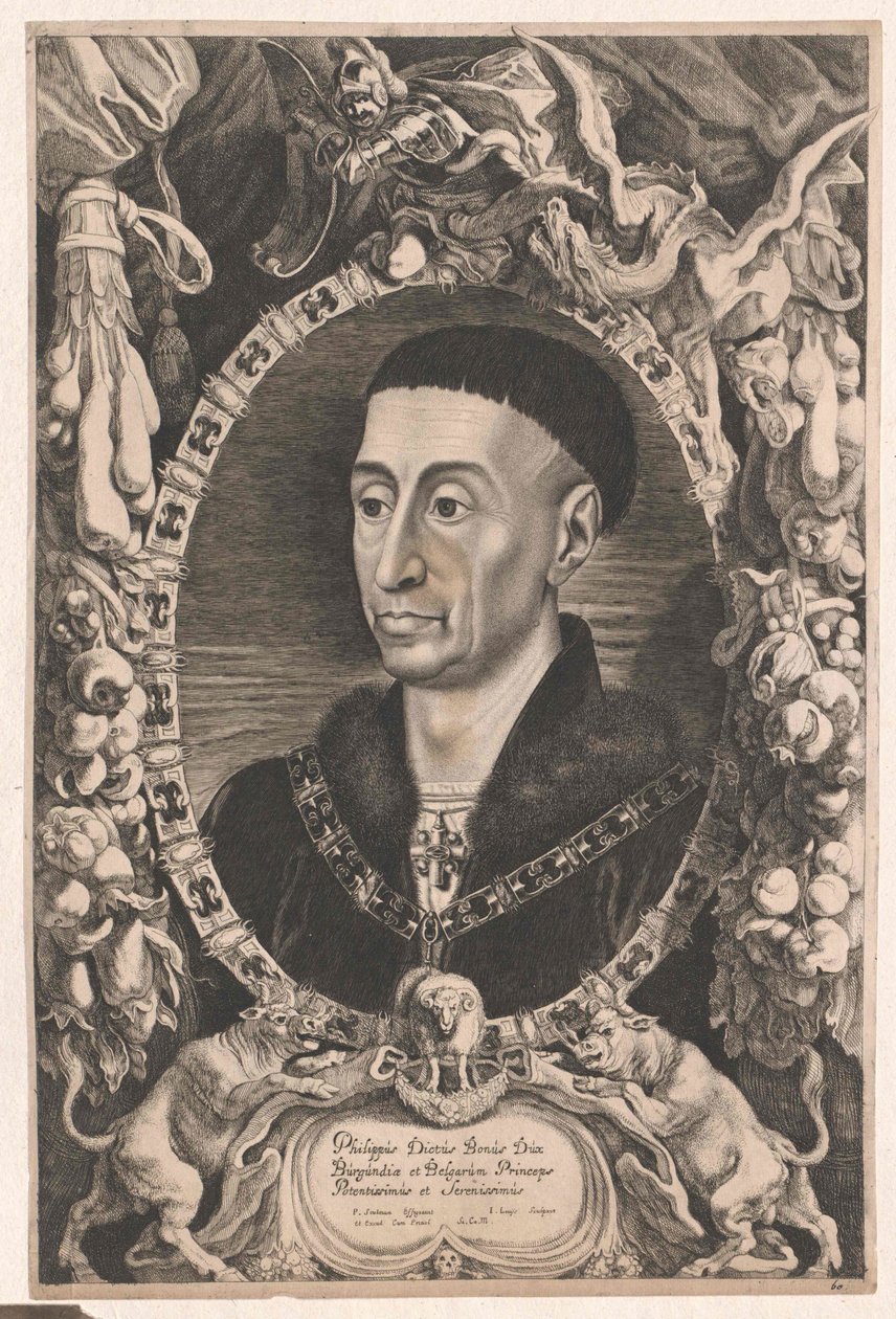 Hertug af Burgund Philipp III den Modige af Artist Unknown