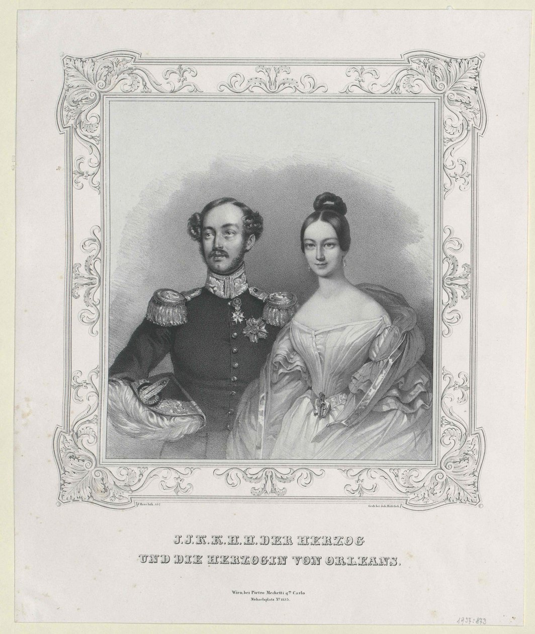 Hertug af Orleans Ferdinand af Artist Unknown