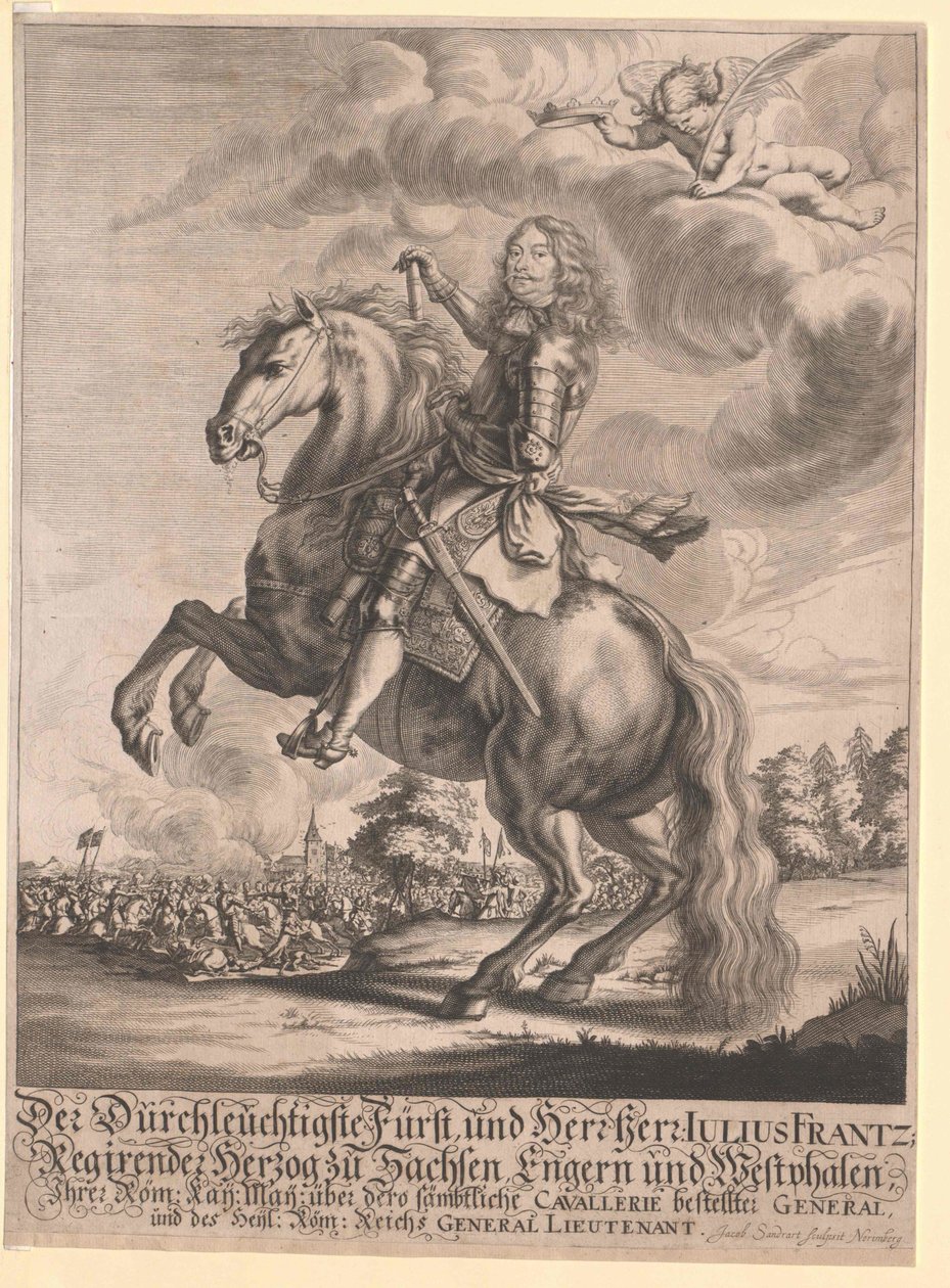 Hertug af Sachsen-Lauenburg Julius Franz af Artist Unknown