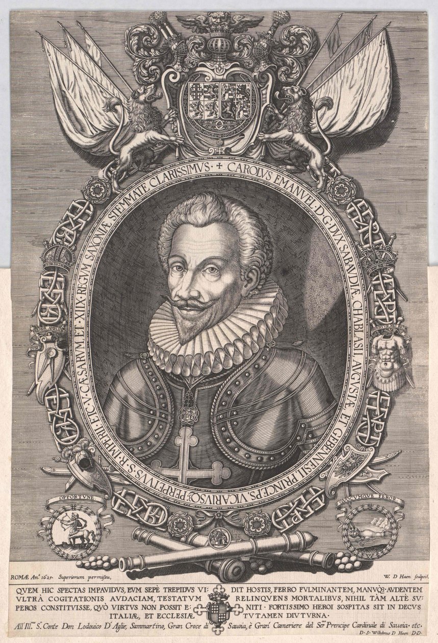 Hertug af Savoyen Karl Immanuel I af Artist Unknown