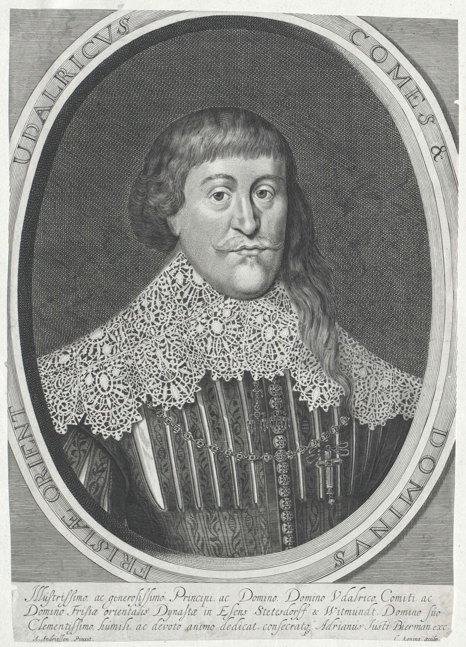 Jarl af Østfriesland Ulrich II af Artist Unknown