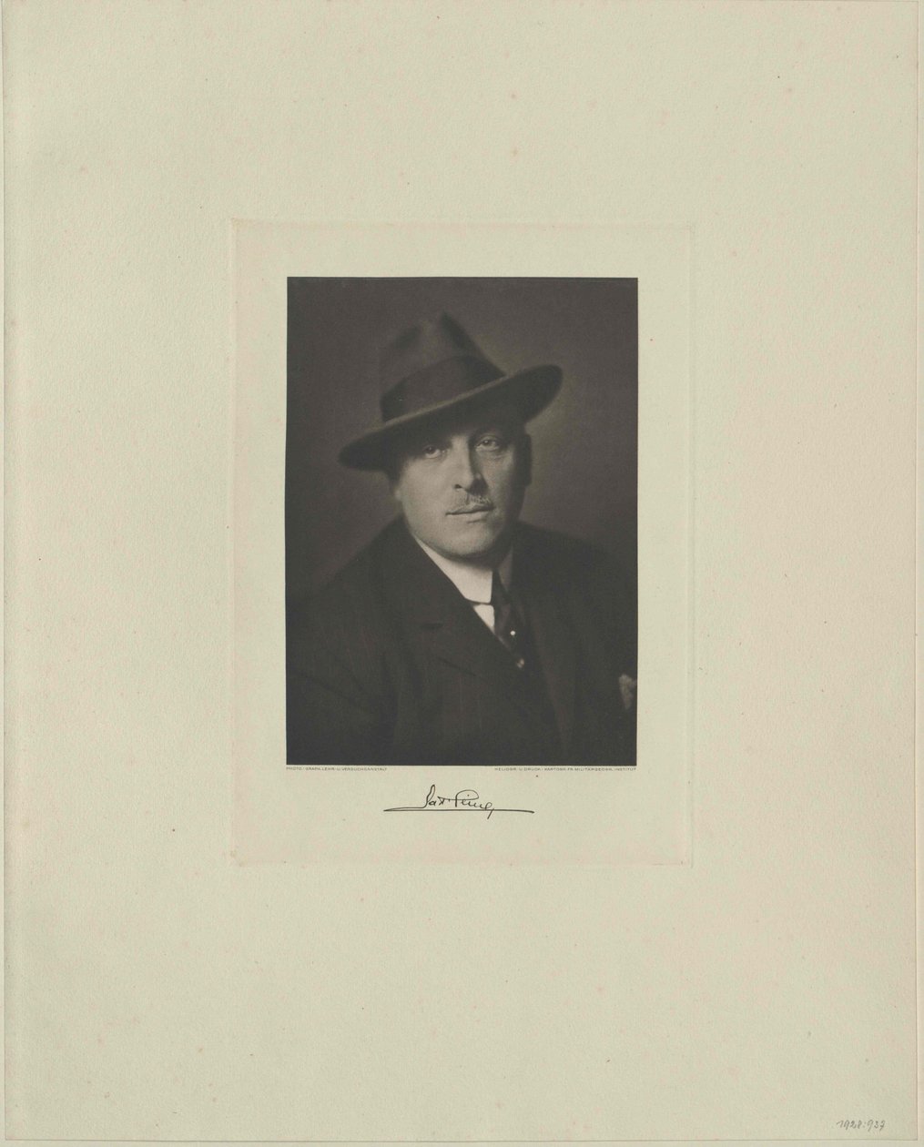 Eduard Heinl (print) af Artist Unknown