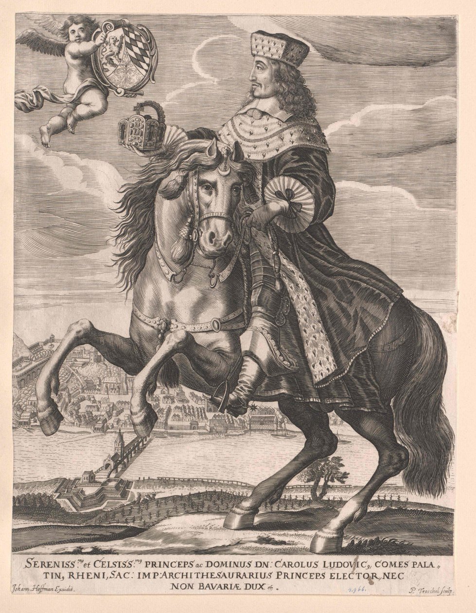 Kurfyrste af Pfalz Karl I Ludwig af Artist Unknown