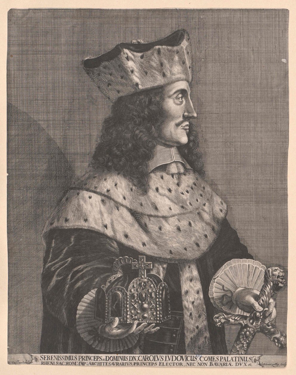 Kurfyrste af Pfalz Karl I Ludwig af Artist Unknown